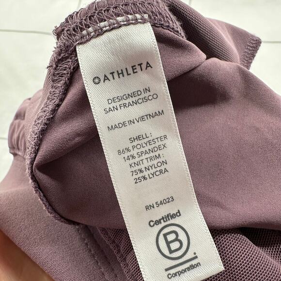 Athleta Pants Womens 2 Purple Altitude Jogger Drawstring Athleisure Gym Travel - Picture 5 of 12